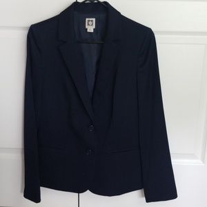 Anne Klein Navy Blue Blazer size 8